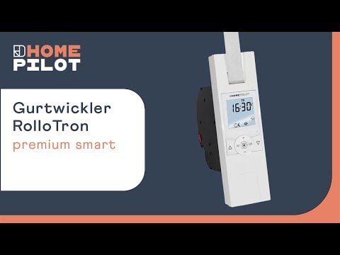 RolloTron smart flush-mounted belt winder premium - can be operated via app