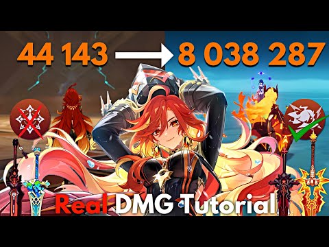 C0 MAVUIKA 8M Real DMG Tutorial!! Increase Her DMG Genshin Impact
