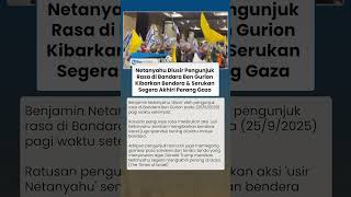 Netanyahu Diusir Pengunjuk Rasa di Bandara Ben Gurion, Kibarkan Bendera & Serukan Akhiri Perang Gaza