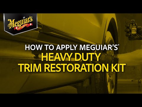 Do You Have Faded Plastic Trim? Quickly Restore and Protect Trim with Meguiar's Trim Restoration Kit
