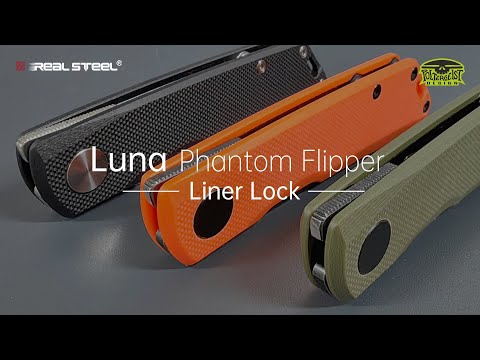 Real Steel Knives-The Luna Phantom Flipper -  Liner Lock