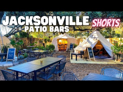 Bares no pátio em Jacksonville | The District #shorts #bar