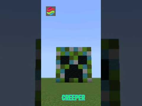 Mind-Blowing Minecraft Creeper Pixel Art 🔥 #Creeper