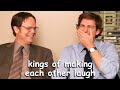 John Krasinski Rainn Wilson Making Eachother Break For 8 Minutes 21 Seconds The Office Bloopers