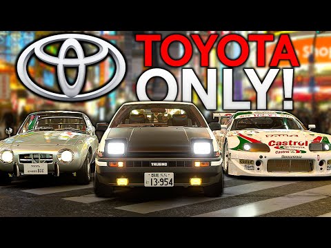 Can I Beat EVERY Gran Turismo With TOYOTA?