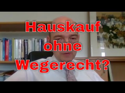 Immobilie mit Notwegerecht?  Finger weg! Darum habe ich verzichtet.