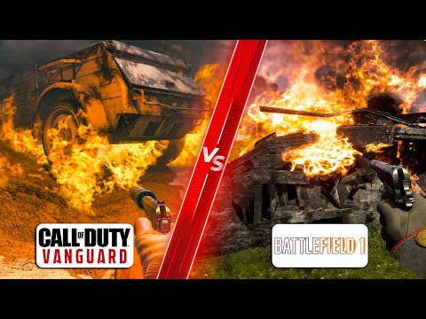 Call of Duty: Vanguard vs Battlefield 1 - Direct Comparison! Attention to Detail & Graphics!