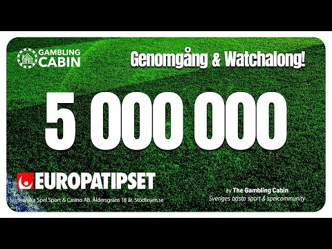 Europatipset 5 Miljoner Jackpot!