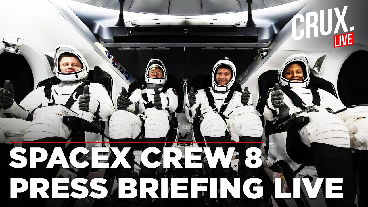 NASA SpaceX Live | SpaceX Crew 8 Astronauts Address The Press After Their Flight