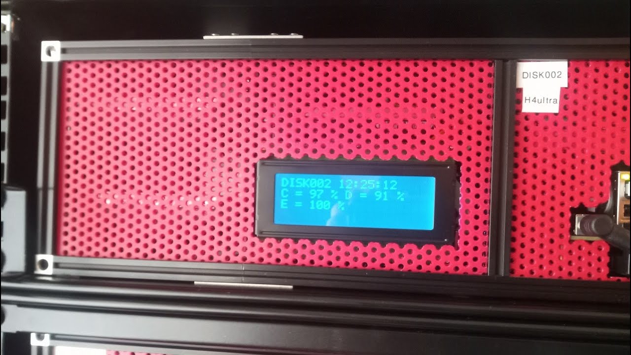 Mini USB LCD display 20x4 Adafruit serial backpack - part 2