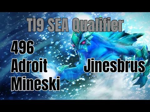 Jinesbrus vs Adroit, Mineski & 496 SEA TI9 Qualifier Group Stage