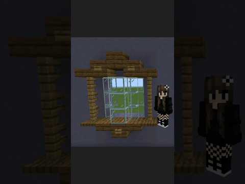 Minecraft Window Design Idea!🪟 #shorts