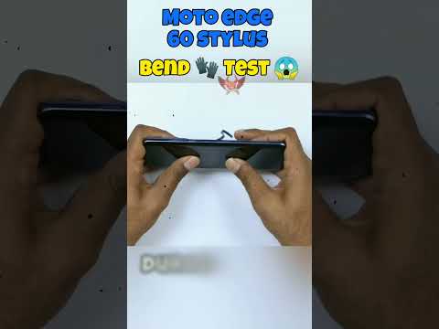 Moto Edge 60 Stylus Bend Test 🔥 | Real Strength Check! 📱