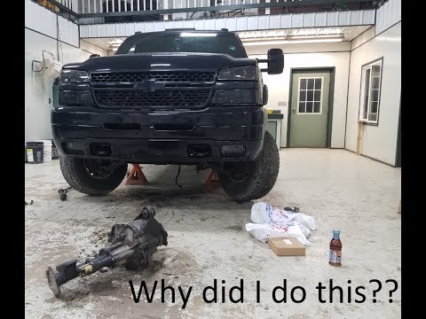 The Front Diff is out! Axle seal install