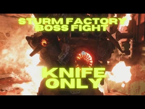 Resident Evil Village - Easy Guide Sturm Factory Boss Fight  (Knife only)