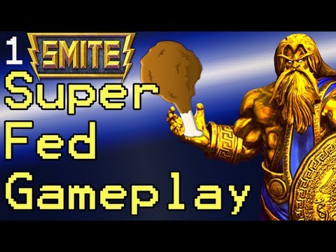 Smite Golden Zeus SUPER FED Gameplay - Ep.1 - This is stuipid fun.