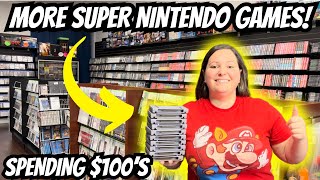 Paying Hundreds For Super Nintendo Games...SNES Updates 510/721