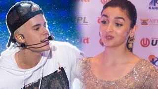 Alia Bhatt's Witty Reaction On Performing With Justin Bieber In India!