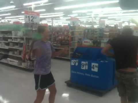 Walmart waternoodle fight