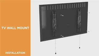 How to Install Ultra-Slim Tilt TV Wall Mount- LP57-46T