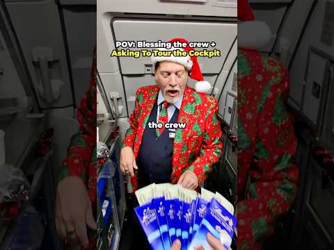 Blessing The Crew On The Plane