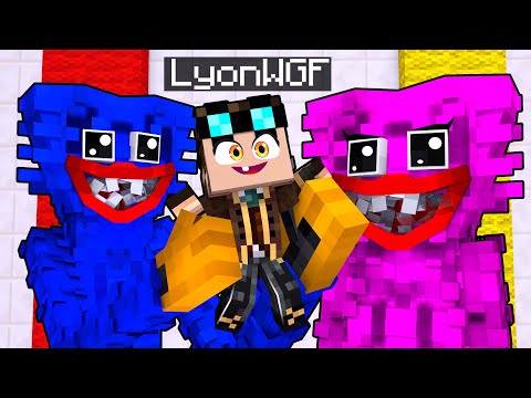 ADOTTATO DA HUGGY WUGGY E KISSY MISSY SU MINECRAFT!!