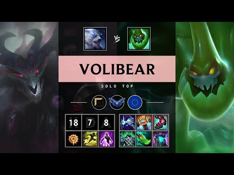 Volibear Top vs Zac - EUW Diamond Patch 25.16