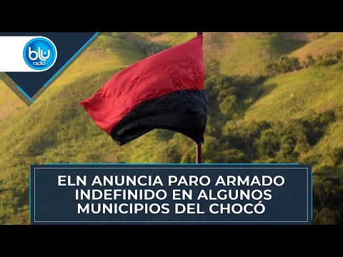 ELN anuncia paro armado indefinido en algunos municipios del Chocó