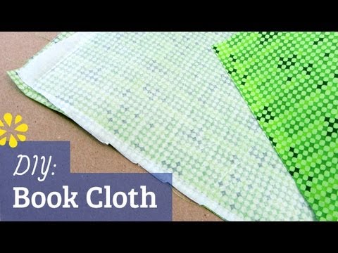 ブッククロスの作り方 (How to Make Book Cloth)