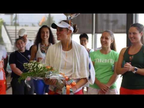 Stephanie Wagner Breaks Miami Wins Record