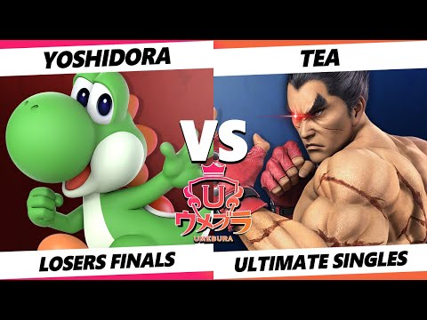 Umebura 9 Losers Finals - Tea (Kazuya) Vs. Yoshidora (Yoshi) SSBU Ultimate Tournament