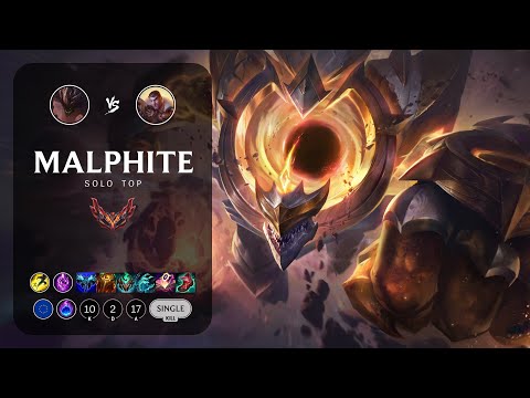 Malphite Top vs Jayce - EUW Grandmaster Patch 13.14
