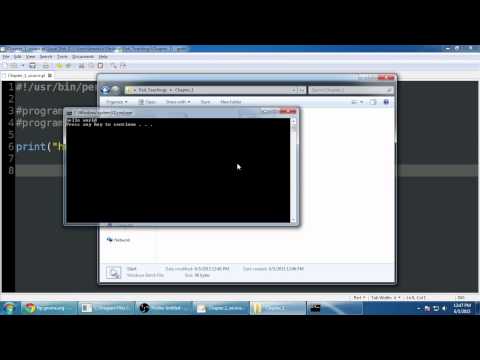 Perl Programming Tutorial : part 1