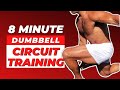 8-Minute Dumbbell Workout To Burn Fat at Home #Shorts