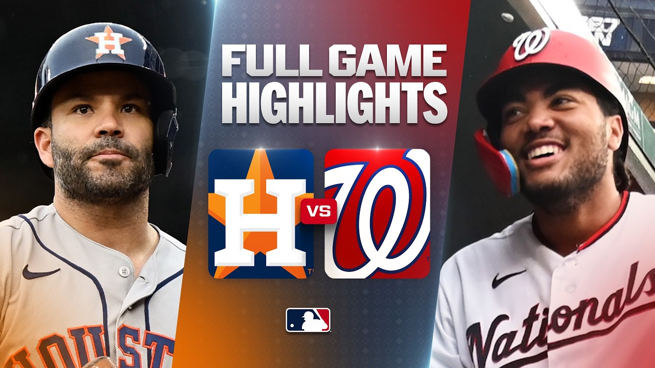 7월8일 휴스턴 워싱턴 MLB 하이라이트
