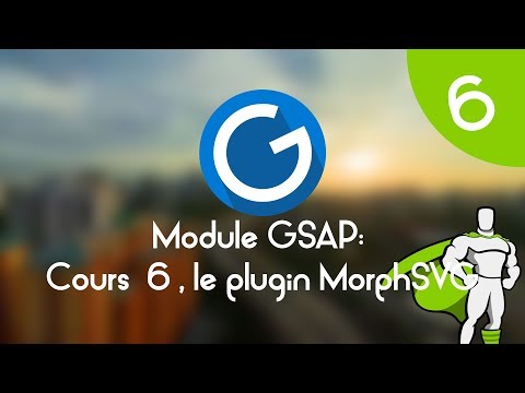 Formation IMM Module GSAP Cours tuto 6 le plugin MorphSVG