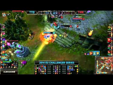 TTD VS T4N Highlights   EU Challenger Series 2014
