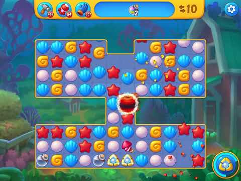 Fishdom level 7308 no boosters フィッシュダム ノーマル [Friend's]