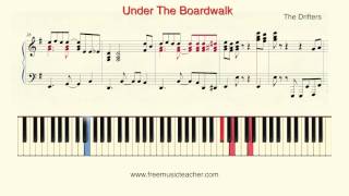 How To Play Piano: The Drifters &quot;Under The Boardwalk&quot; Piano Tutorial by Ramin Yousefi