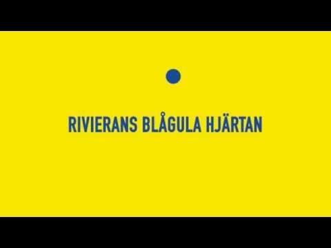 Rivierans blågula hjärtan- text video