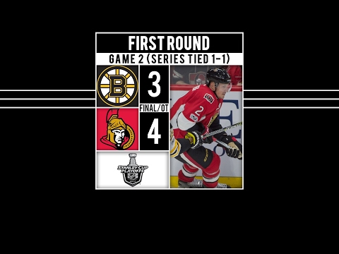 Senators Rally to Win in OT - HIGHLIGHTS: Dion Phaneuf scores 1:59 into overtime to