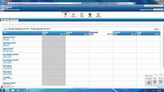 Accessing student schedule in HAC