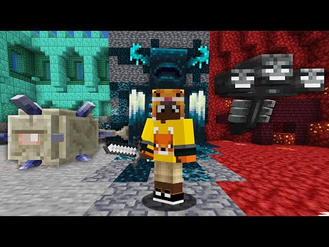 I CLEARED ALL MINECRAFT BOSSES