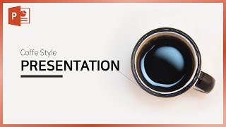 [나눔 이벤트] 커피 스타일 PPT 템플릿 디자인 드려요! 사용법 대공개! 이지쌤