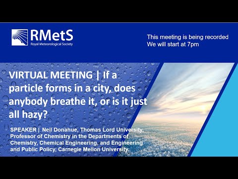 If a particle forms in a city, does anybody breathe it, or is it just all hazy?