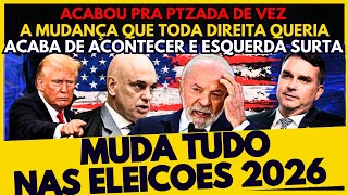 🚨MUDOU TUDO! A MUDANÇA QUE A DIREITA ESPERAVA ACABA DE ACONTECER E FLÁVIO BOLSONARO E LULA VÃO
