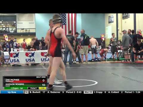 Novice 98 Zak McPhee Minnesota Vs Hudson Rogers Idaho
