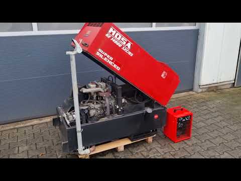 Probelauf MOSA Stromaggregat 15 KVA Stromerzeuger - Baujahr 2014 - 500 Std. Diesel Notstromaggregat