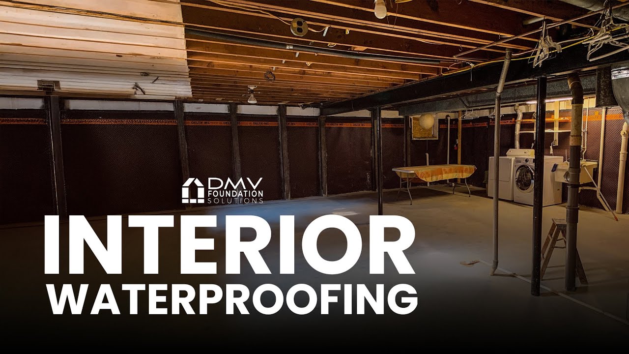 Interior Waterproofing Process - DMV Foundation Solutions