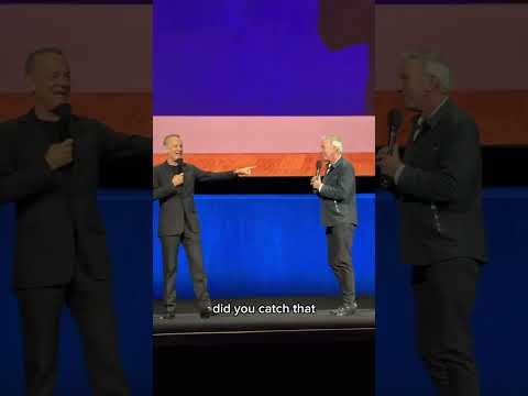 Tom Hanks and Tim Allen take the stage at CinemaCon
